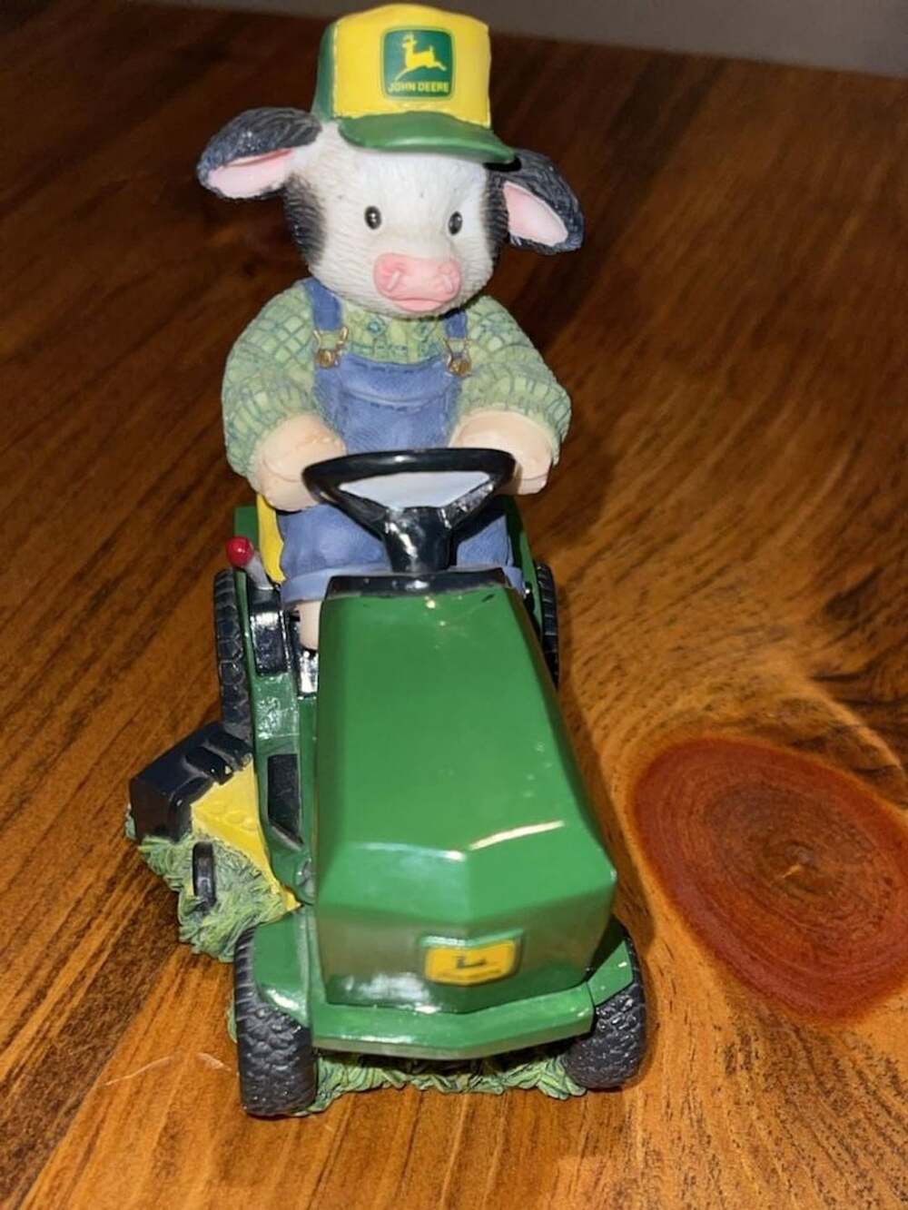 Enesco Mary's Moo Moos Deere to My Heart John Deere Tractor Figurine